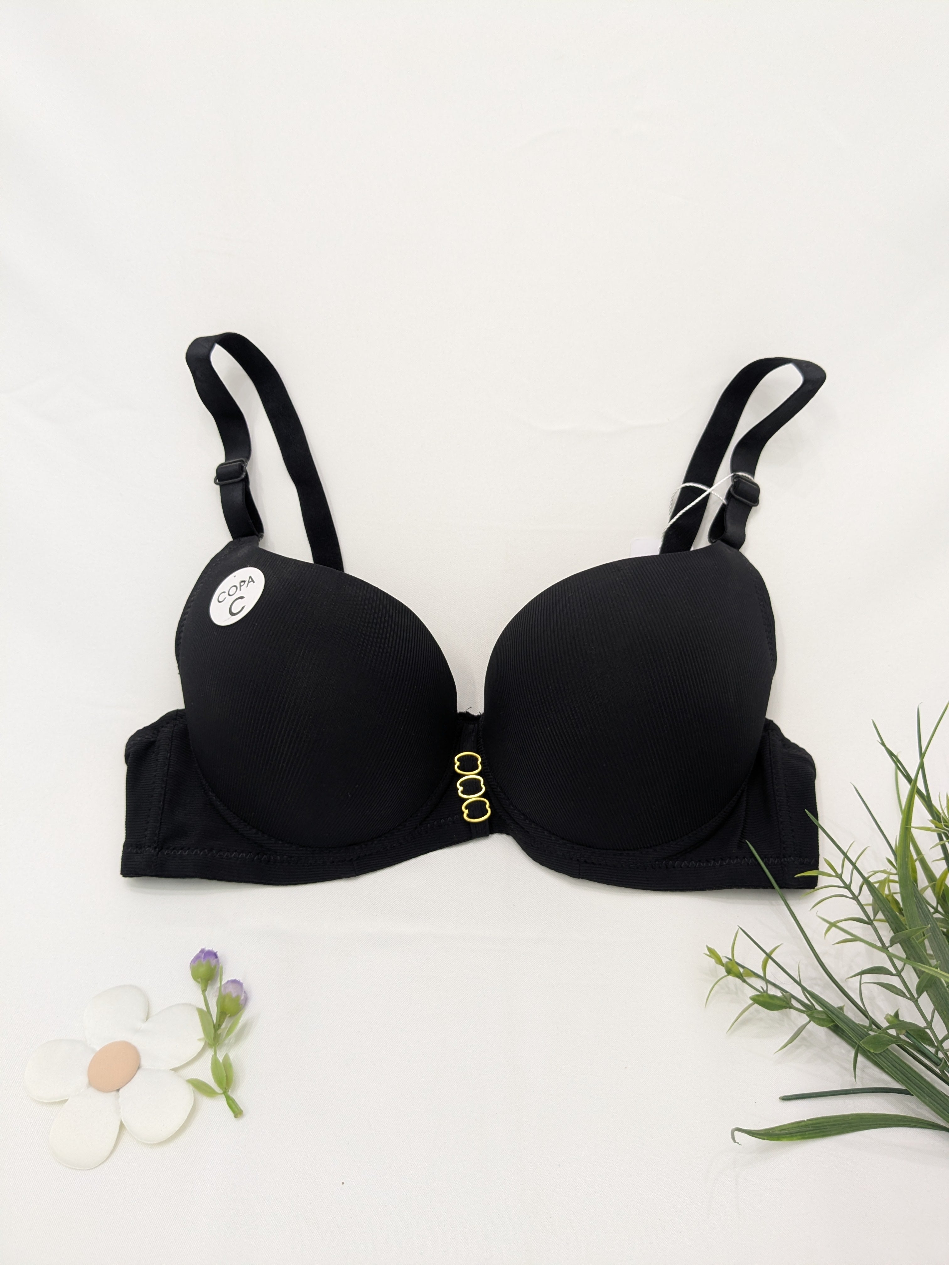 Fancy Rib Pad Bra