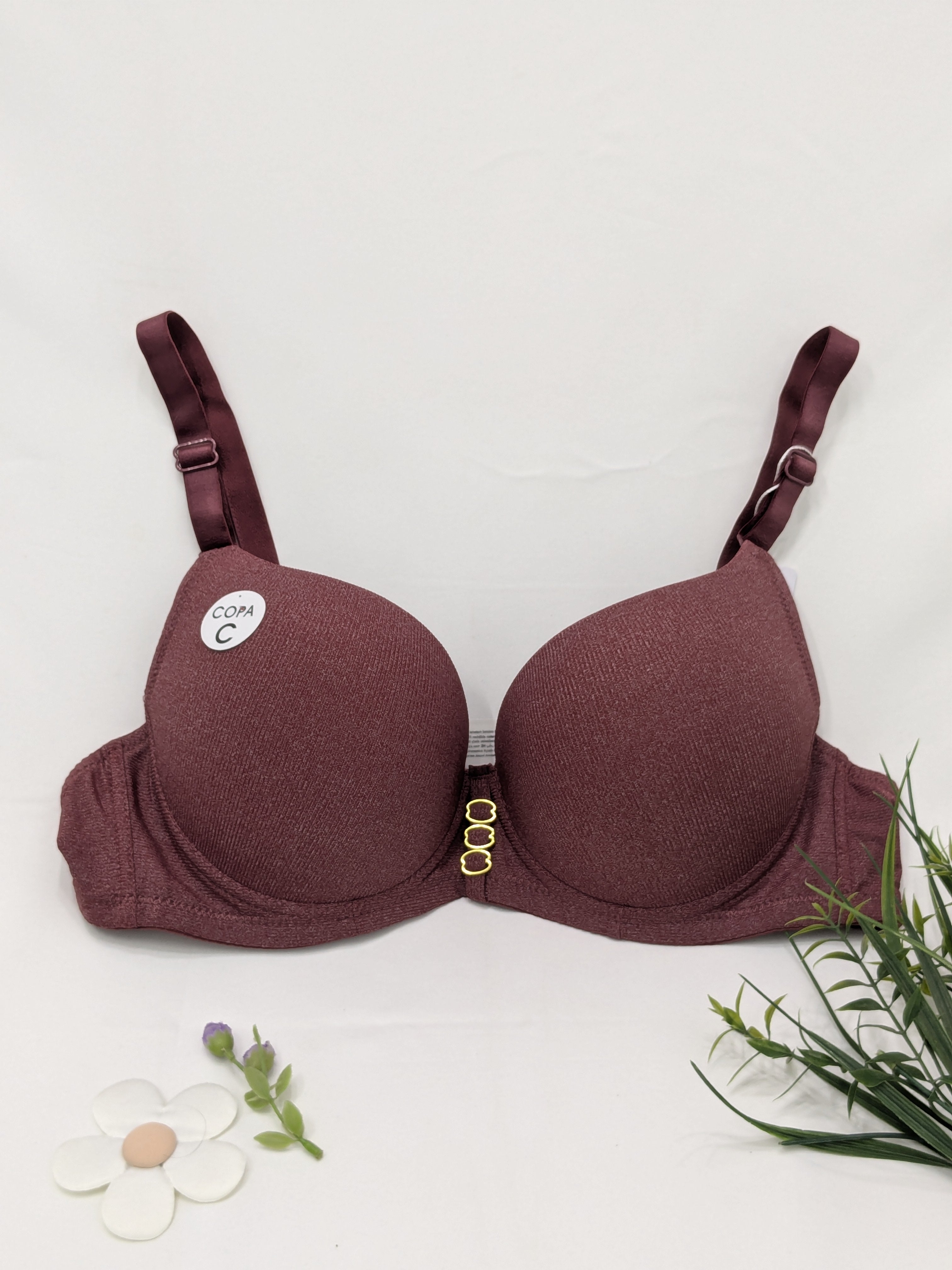 Fancy Rib Pad Bra