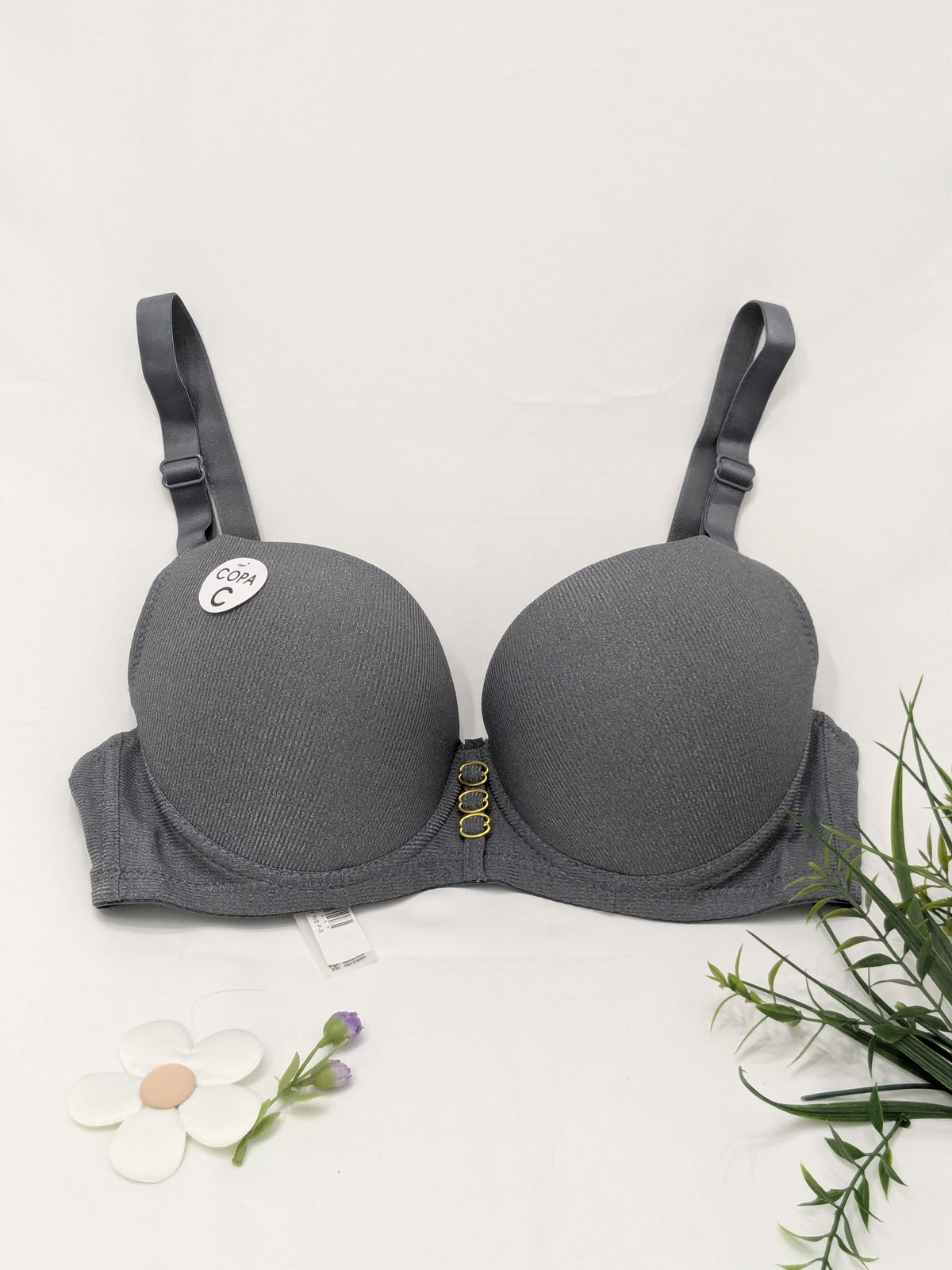 Fancy Rib Pad Bra