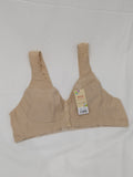 (38-44)C Front Button Feeding Soft Cotton Bra Without Back Hook