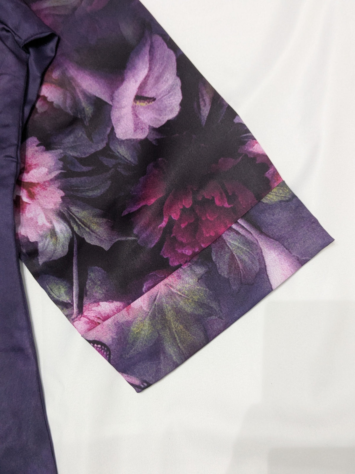 Deep Purple Floral Elegance Co-ord Set
